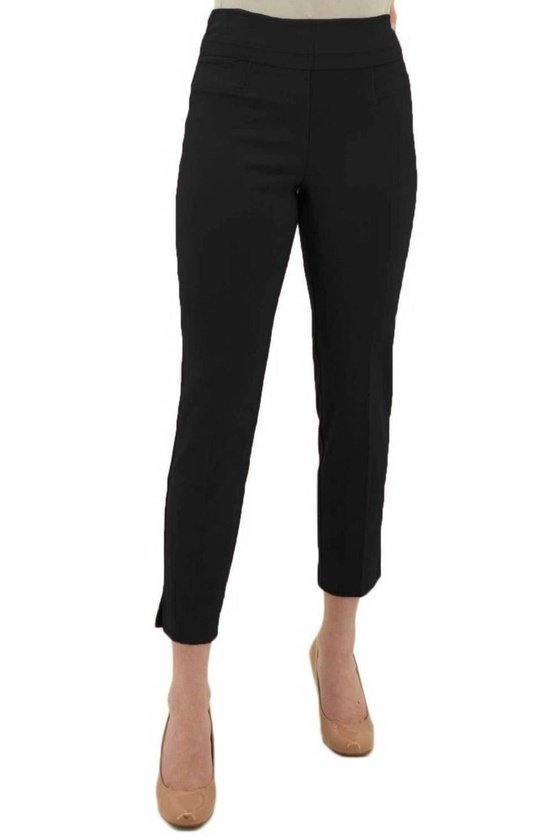 Renuar Basic Side Slit Ankle Pant