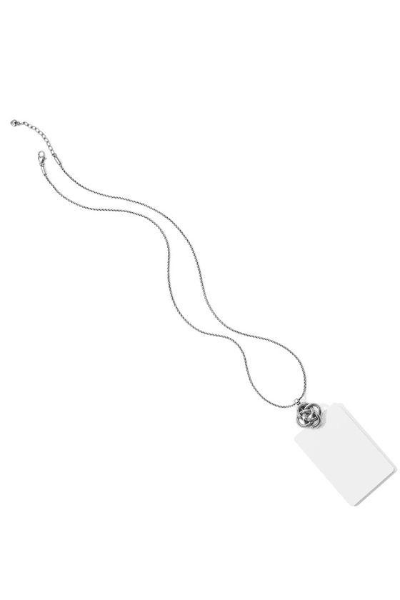 Interlok Badge Clip Necklace