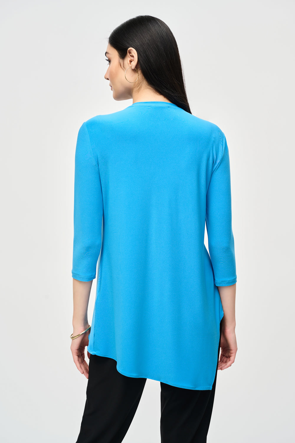 Joseph Ribkoff French Blue Asymmetric Tunic Style 161066S24