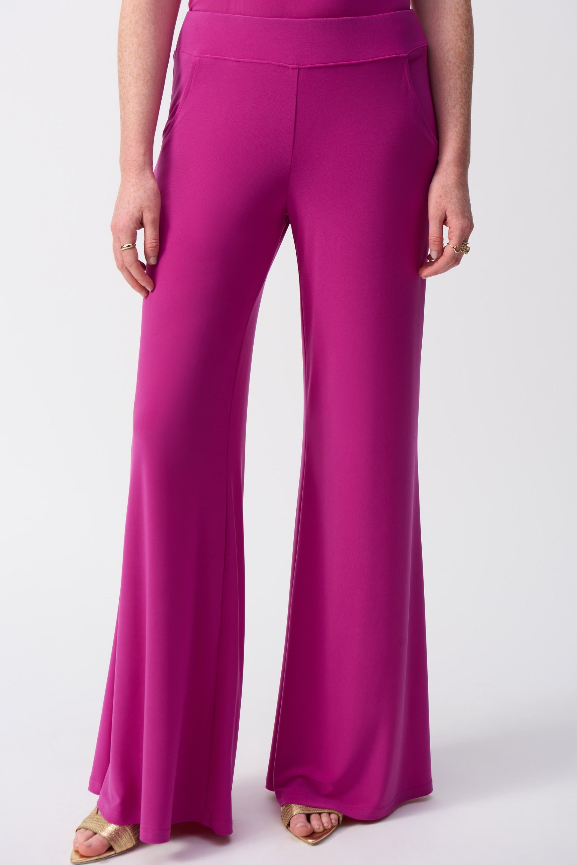 Joseph Ribkoff Purple Orchid Classic Palazzo Pant Style 161096