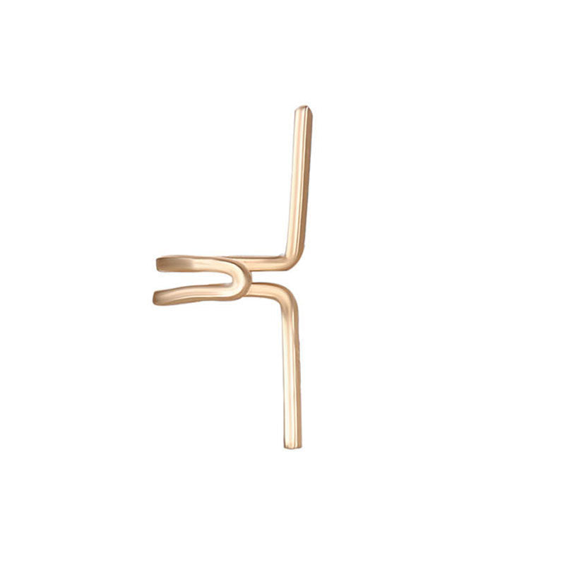 Women's Geometric Clips Retro Minimalist Creative Design Ear Clip