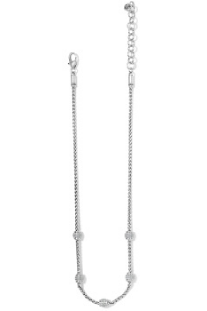 Petite Short Silver Necklace
