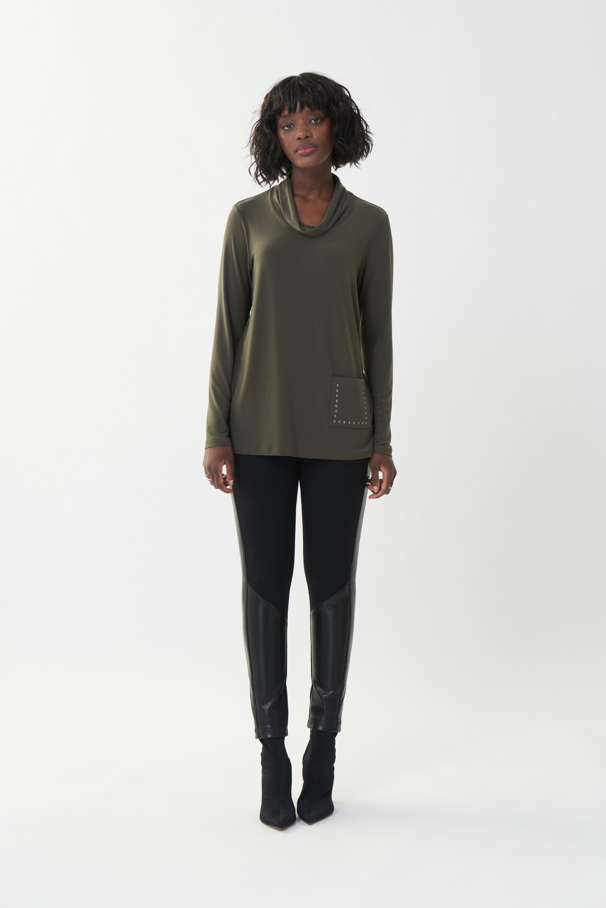 Joseph Ribkoff Avocado Tunic