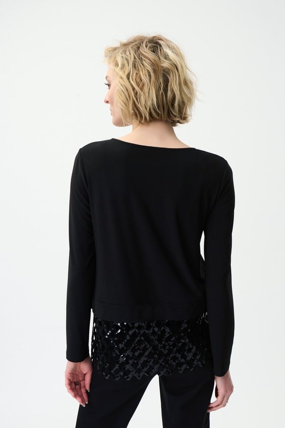 Joseph Ribkoff Latticework Top