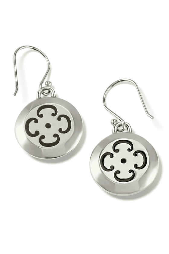 Brighton Meridian Eclipse Disc French Wire Earrings