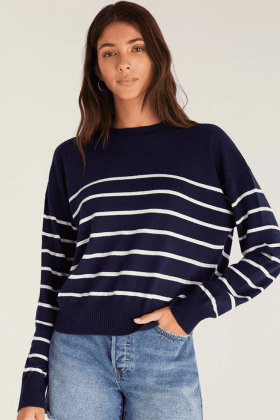 Z Supply Oceana Stripe Sweater