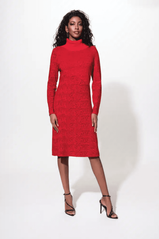 Alison Sheri Cowlneck Knit Dress