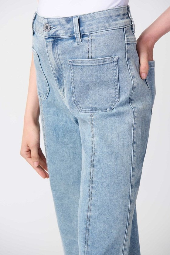 Joseph Ribkoff Culotte Jeans With Embellished Front Seam