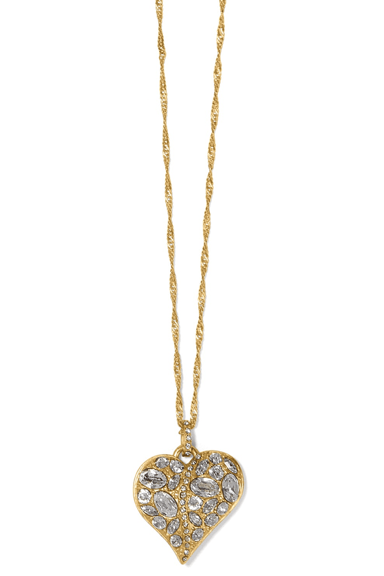 Trust Your Journey Heart Necklace