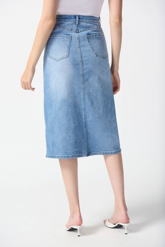 Denim A-Line Skirt