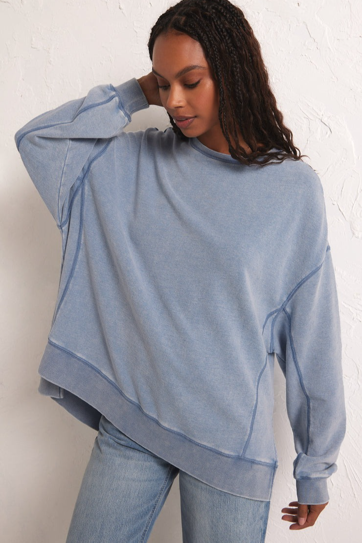 Knit Denim Weekender