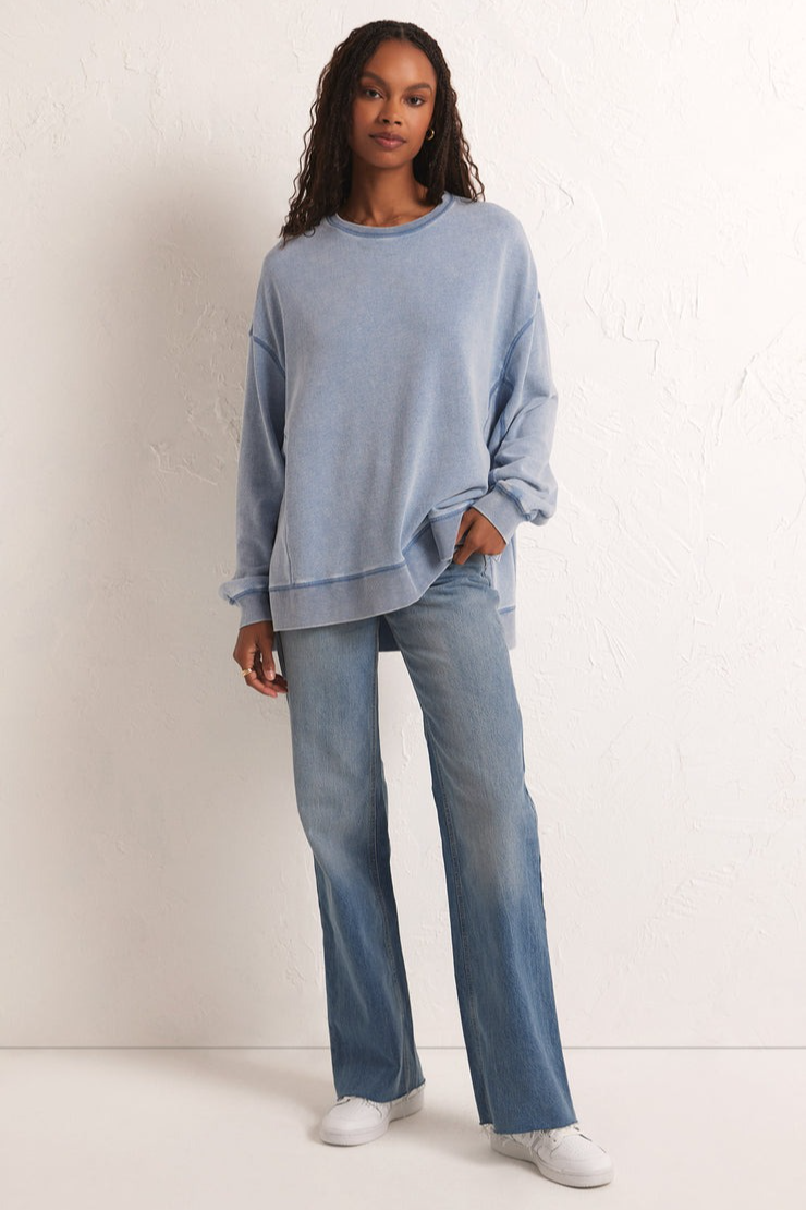 Knit Denim Weekender