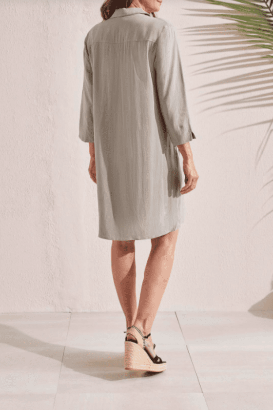 3/4 Sleeved Dress with Pockets