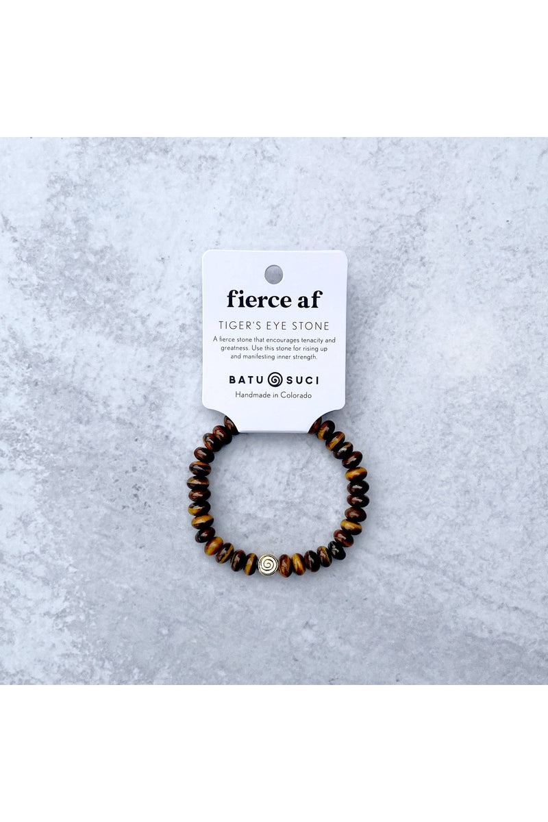 Fierce Af Rondelle Bracelet
