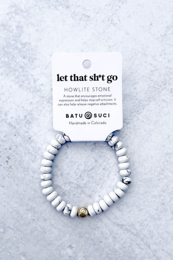 Let That Sh*t Go Rondelle Bracelet