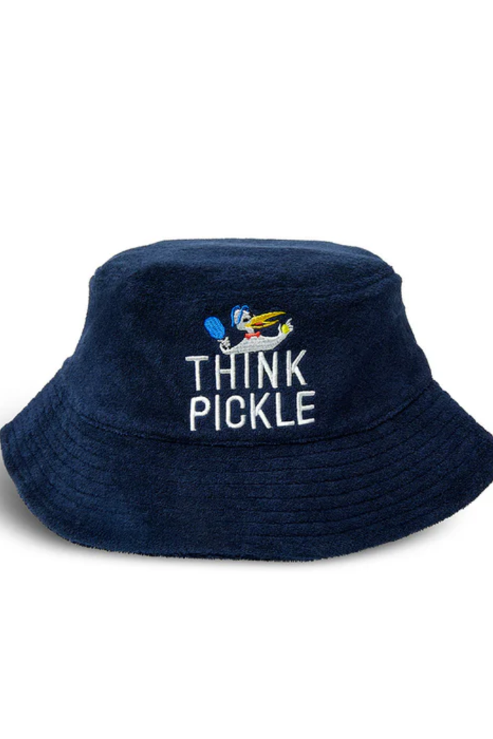 “Think Pickle” Top Spin Bucket Hat
