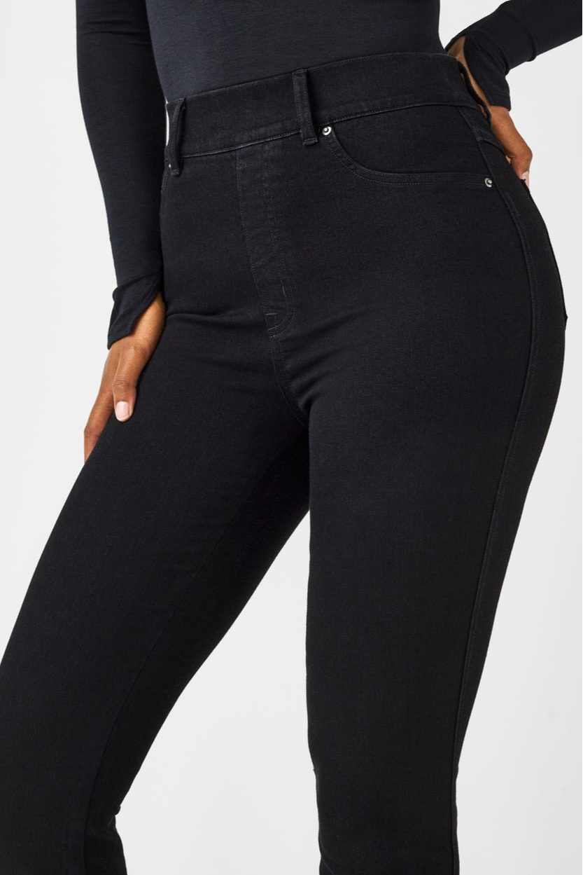 Flare Jeans-Clean Black