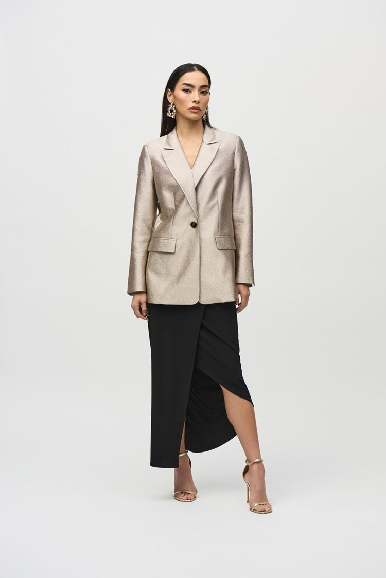 Silky Knit Asymmetrical Pull-on Skirt