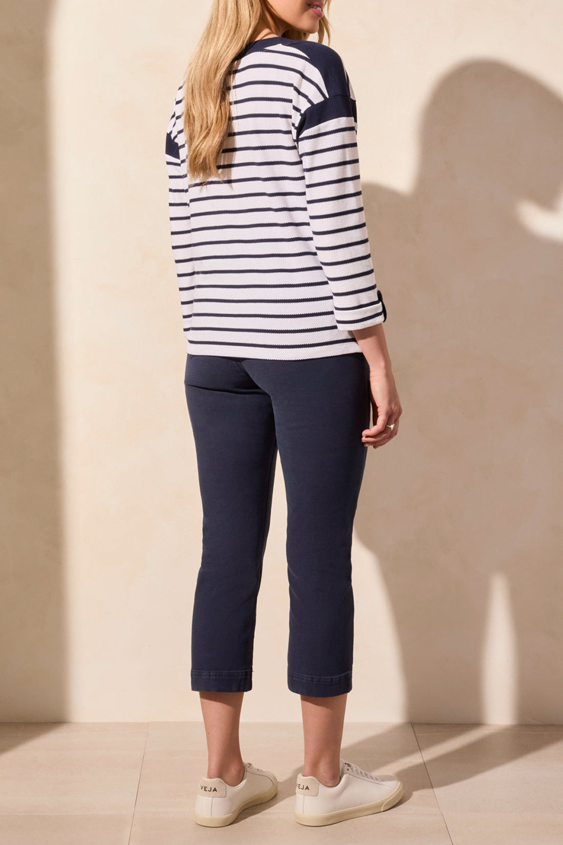 3/4 Boat Neck Top