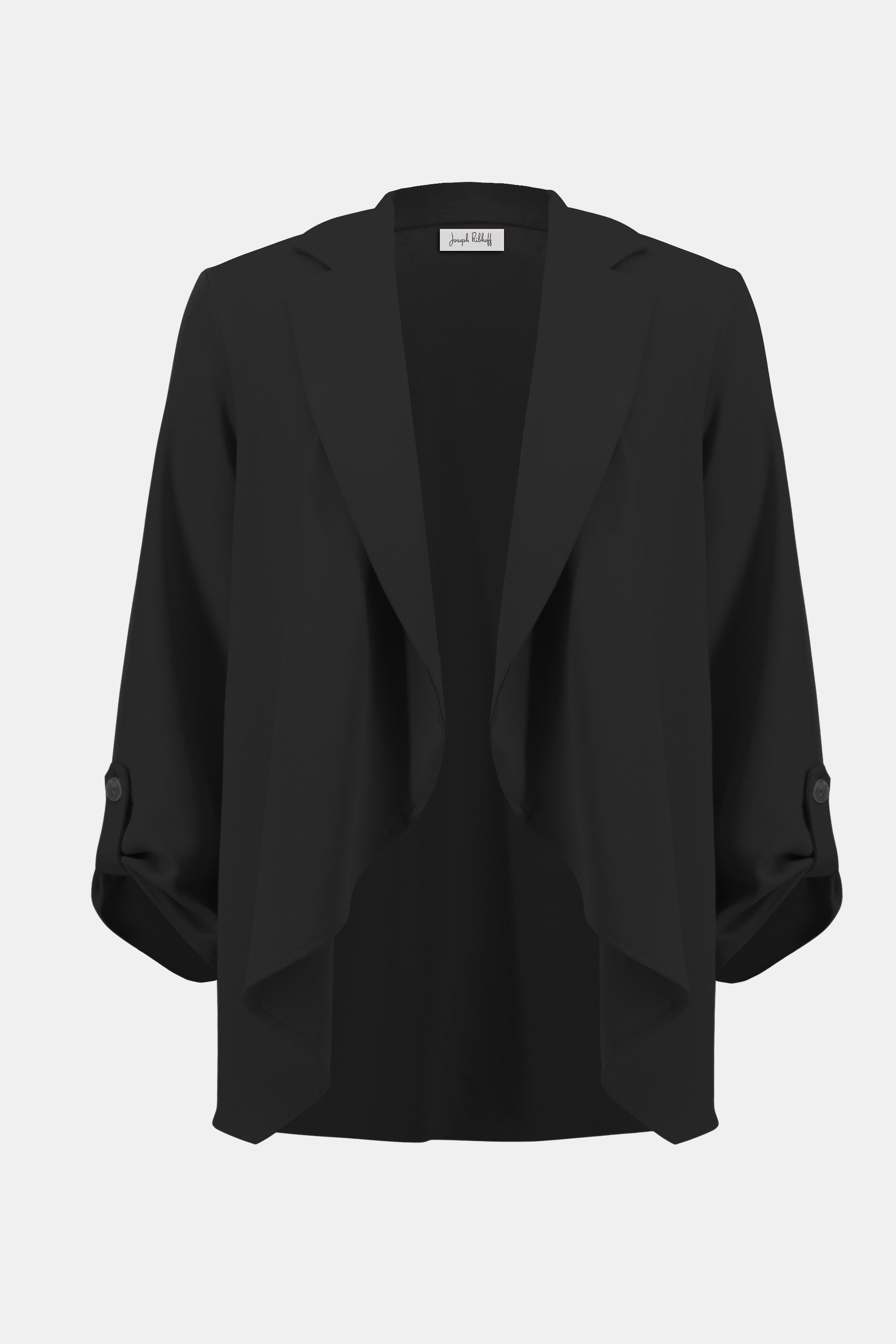 Eggshell Flared Open Blazer