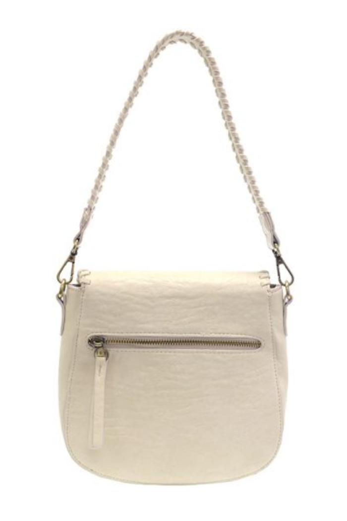 Annie WhipStitch Saddle Convertible Crossbody Bag