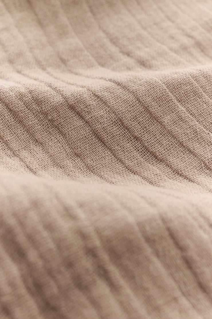 Breezy Gauze Button-Down Shirt