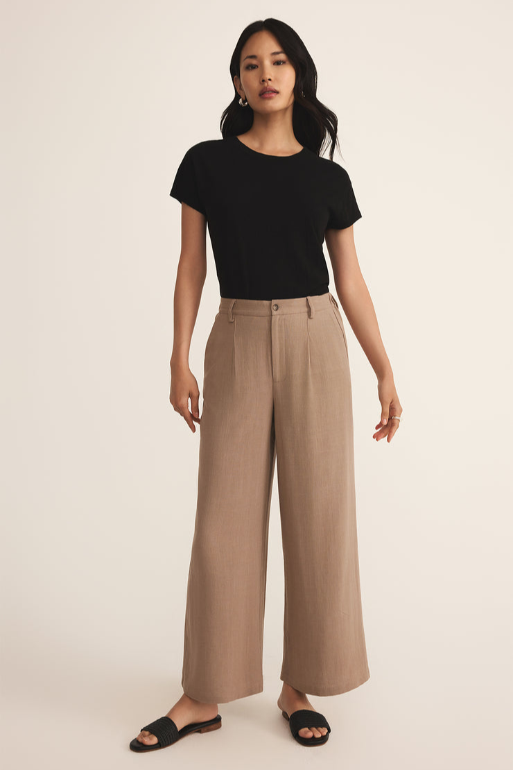 Modern Black Slub Tee