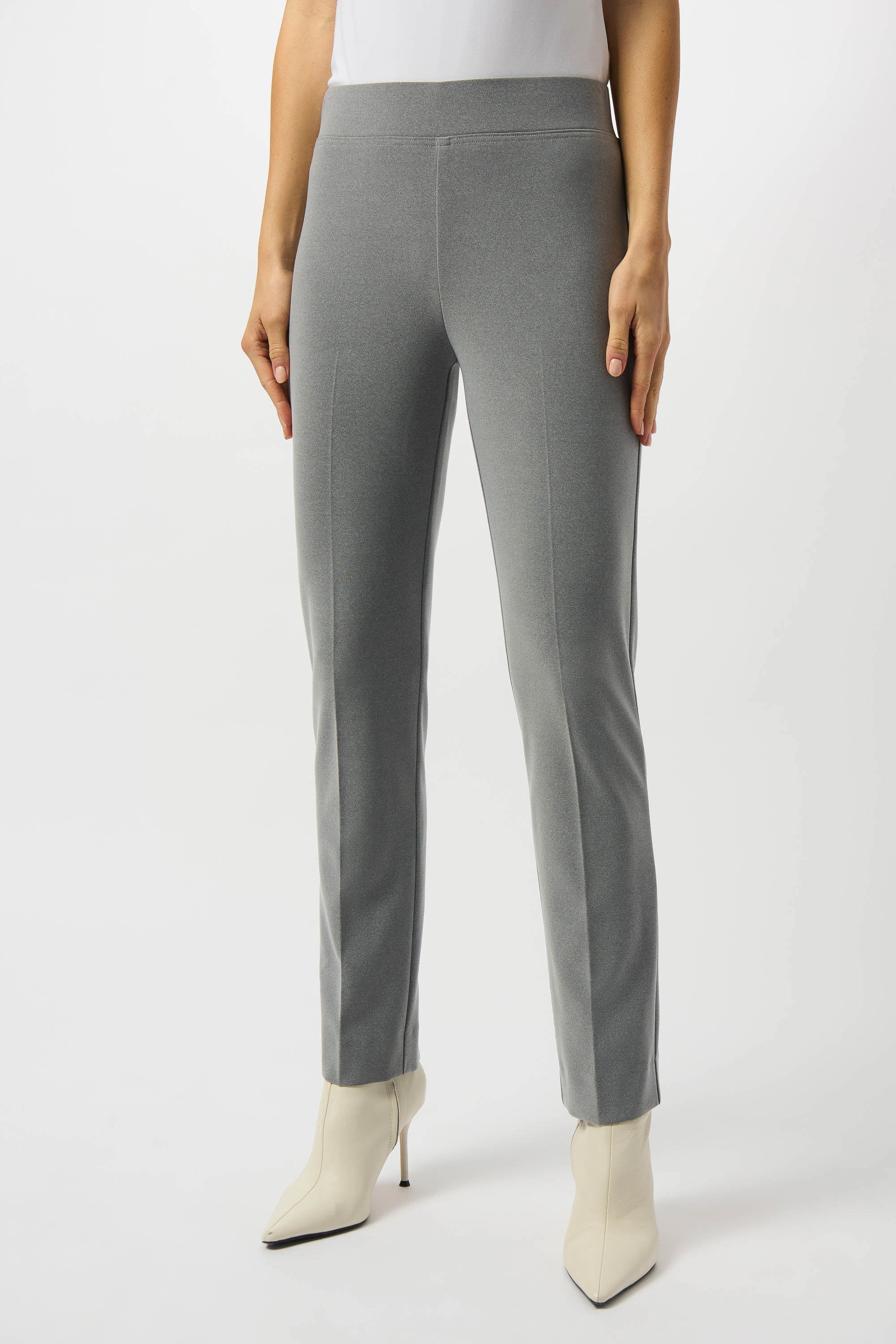 Mekange Silky Kniy Straight Leg Pant