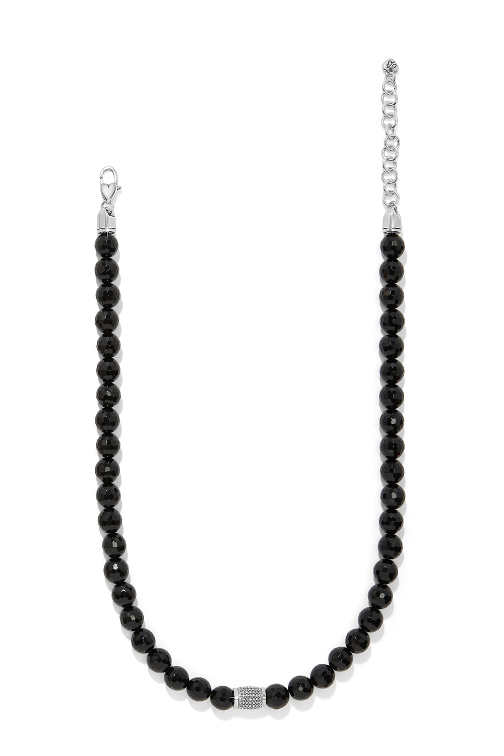 Meridian Solis Black Bead Necklace
