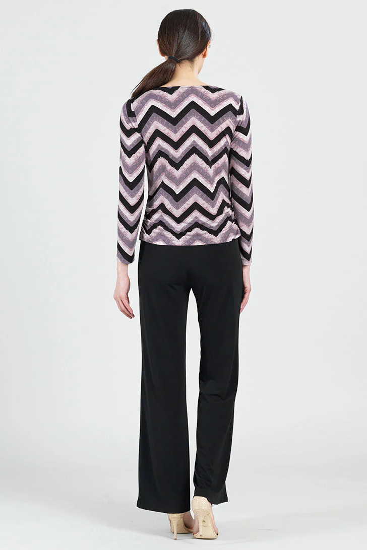 Clara Sunwoo Cowl Neck Side Ruched Top