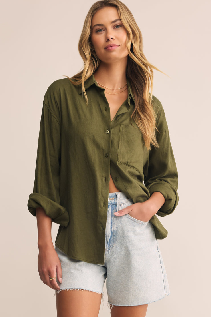 Alfie Button Up