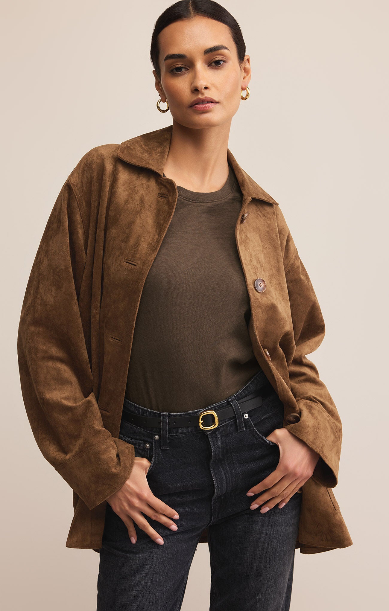 Decker Suede Chore Jacket