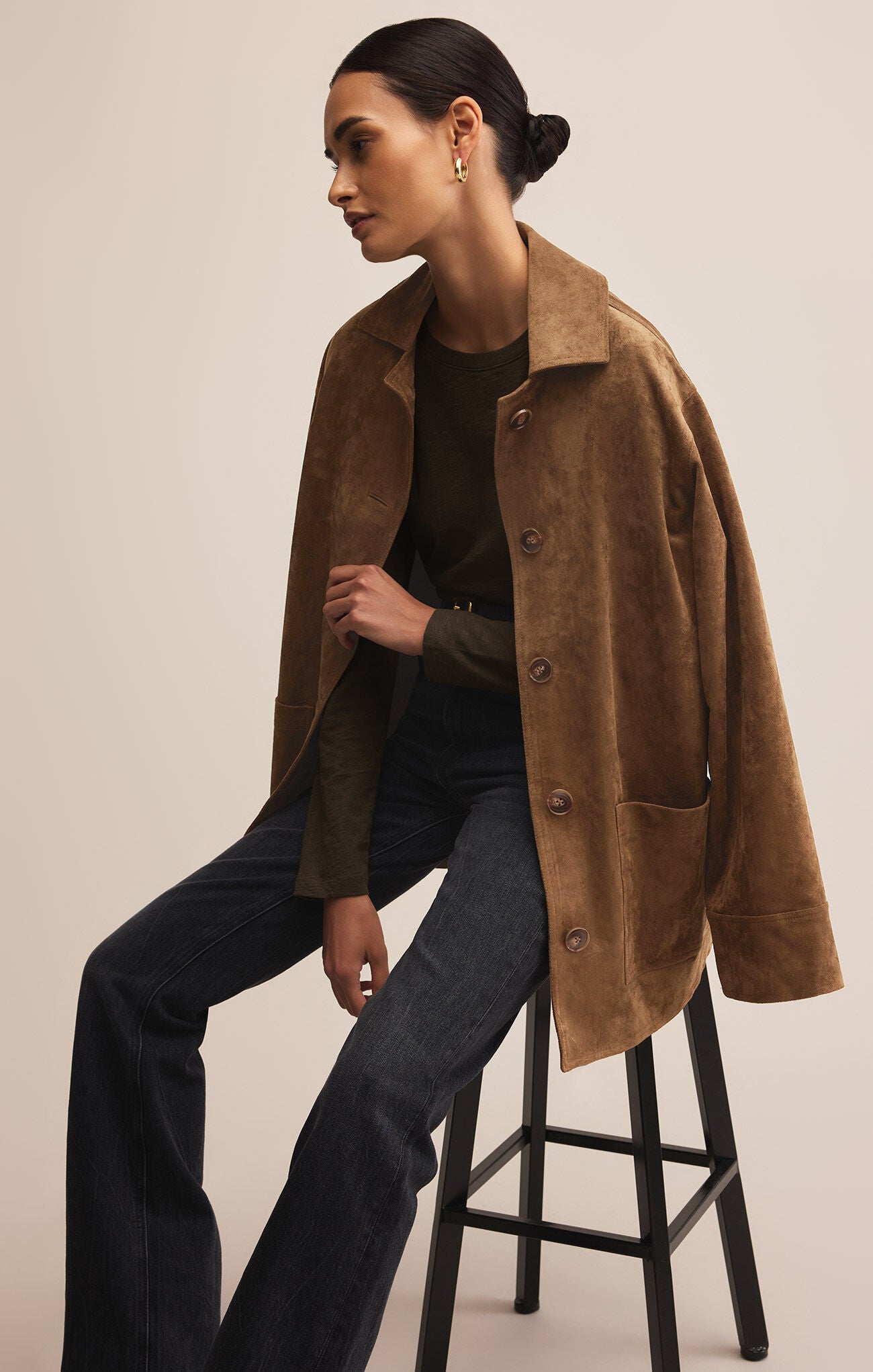 Decker Suede Chore Jacket
