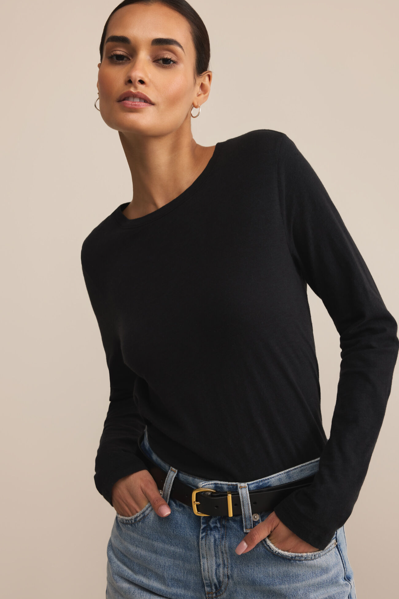 Modern Slub Long Sleeve Tee