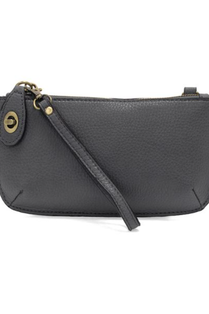 Black Mini Crossbody Wristlet Clutch