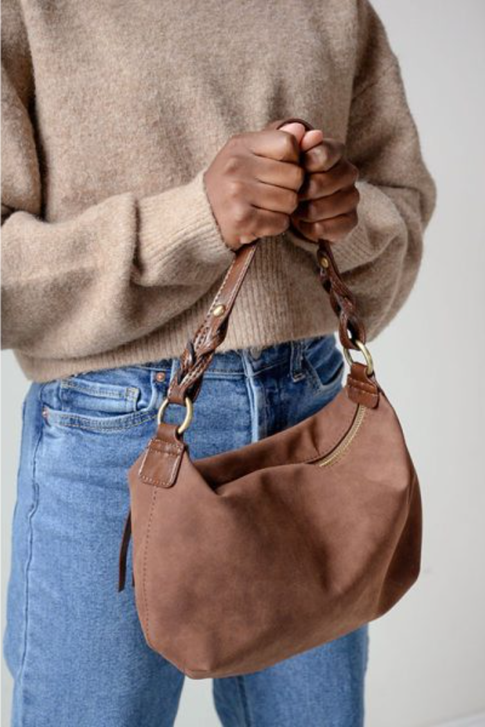 Effie Faux Suede Hobo
