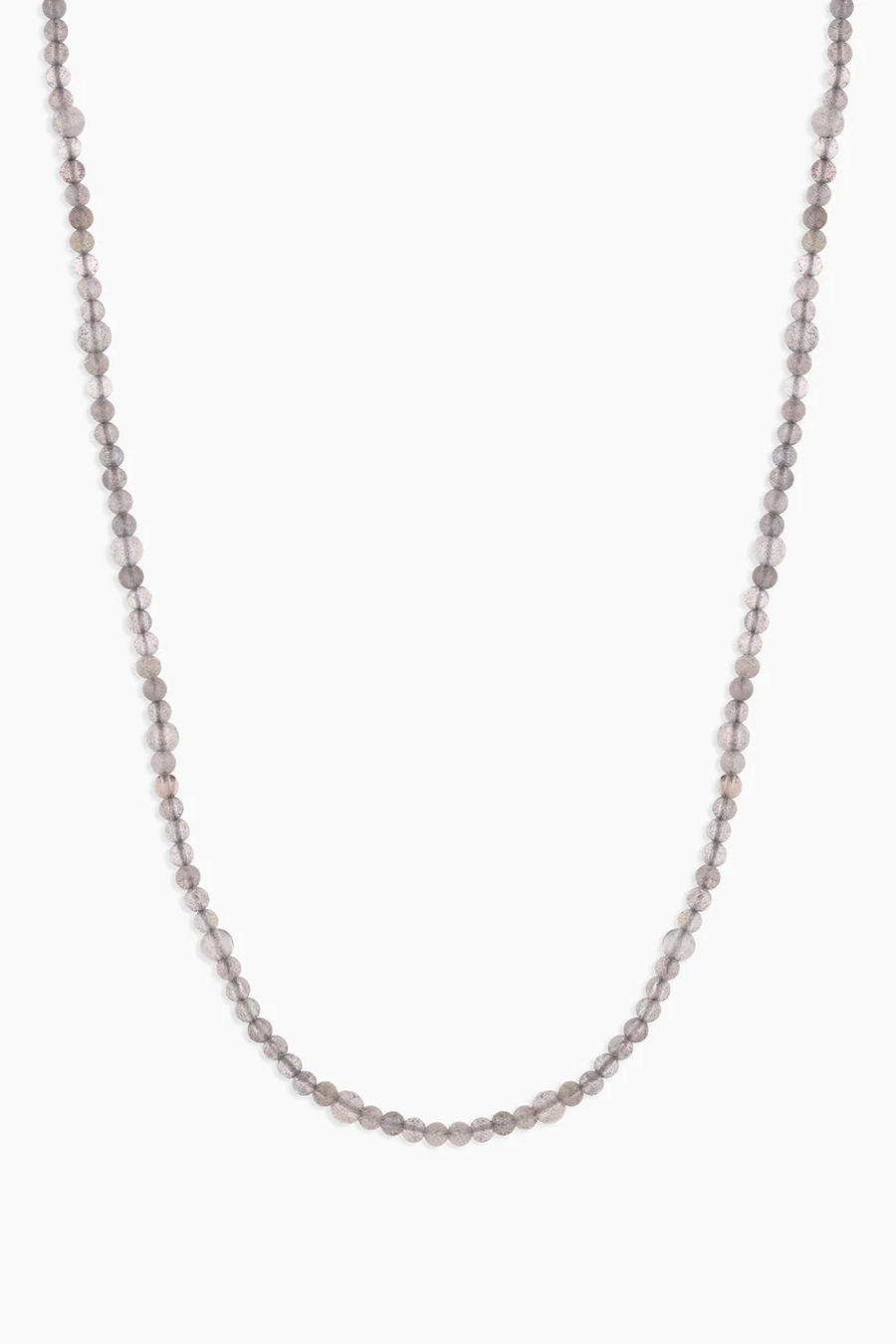 Power Gemstone Long Beaded Necklace