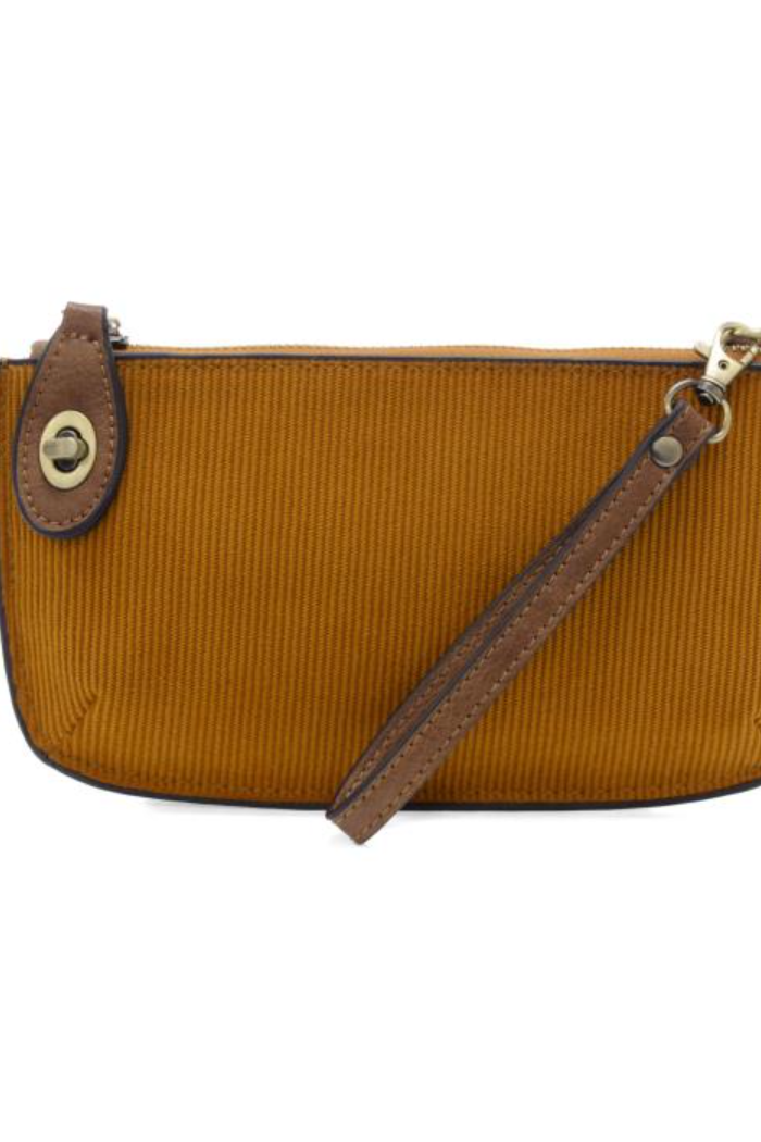 Dijon Corduroy Mini Crossbody Wristlet