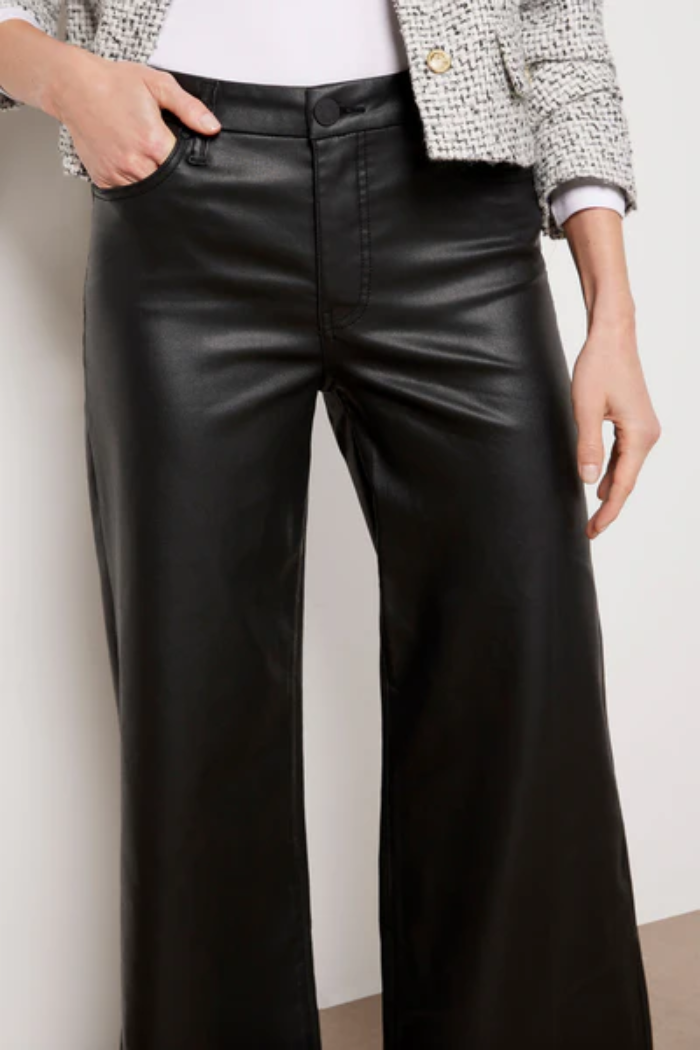 High Rise Meg Fab Ab Wide Leg