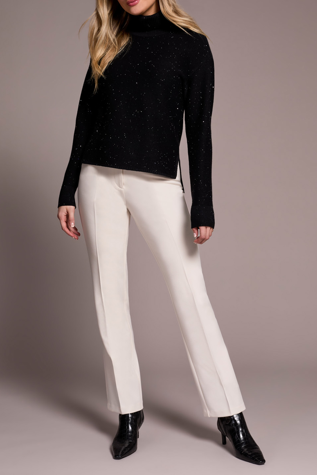 Turtleneck High Low Sweater