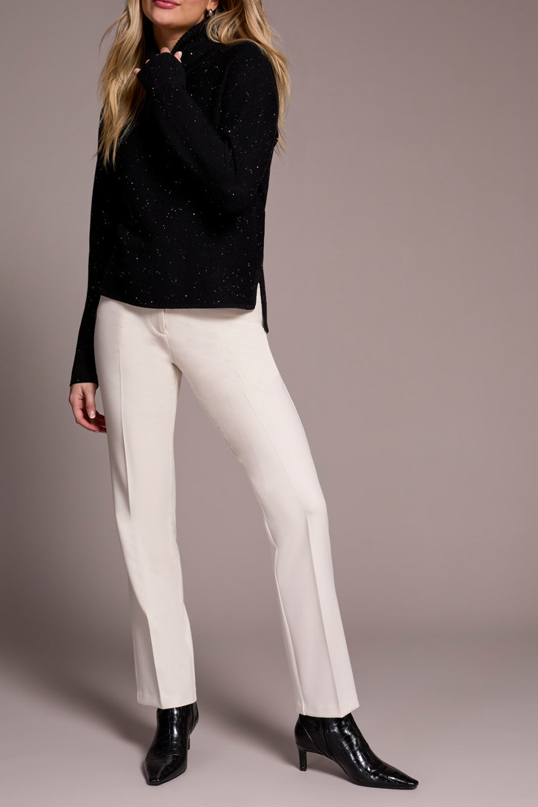 Turtleneck High Low Sweater
