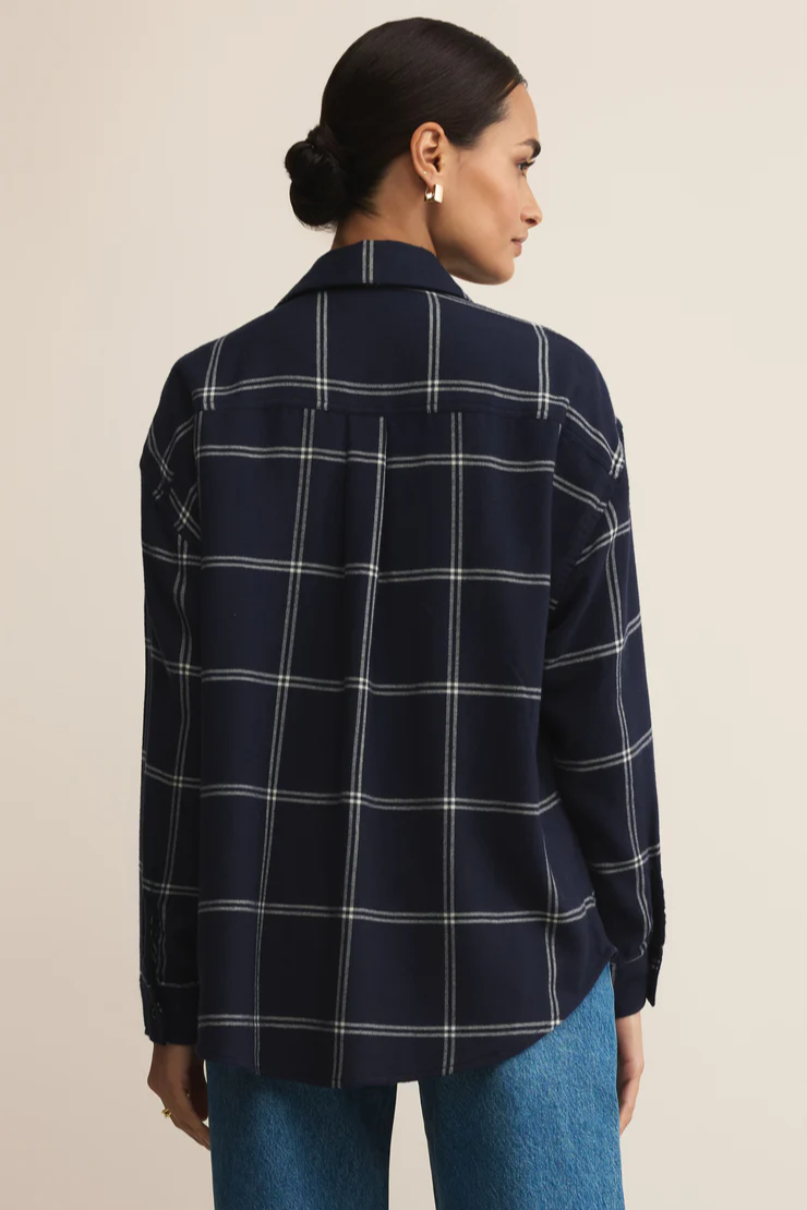 River Plaid Button Up
