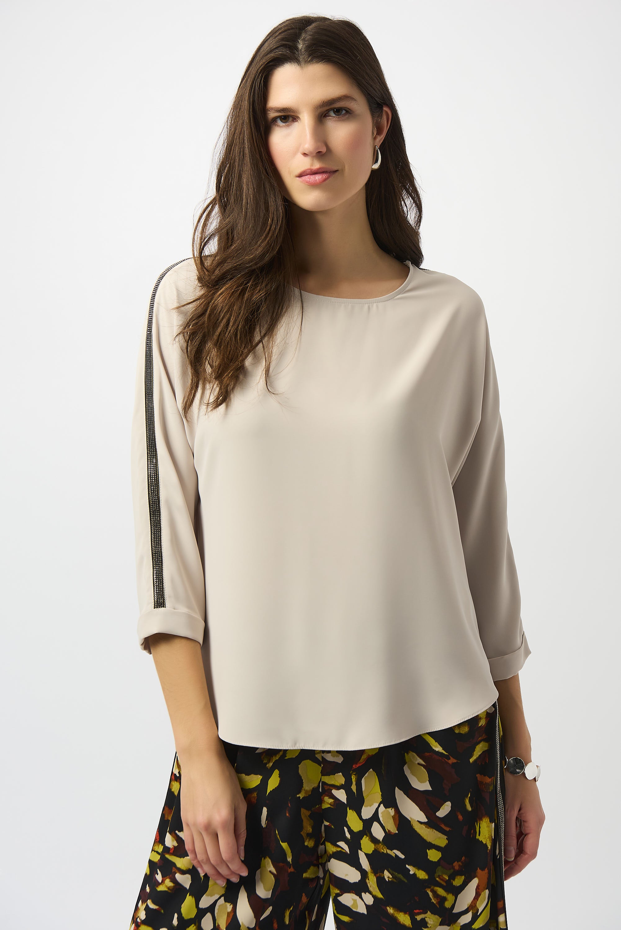 Chic Jewel Crew Pullover