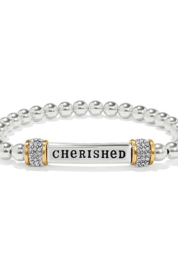 Meridian Cherished Two Tone Stretch Bracelet