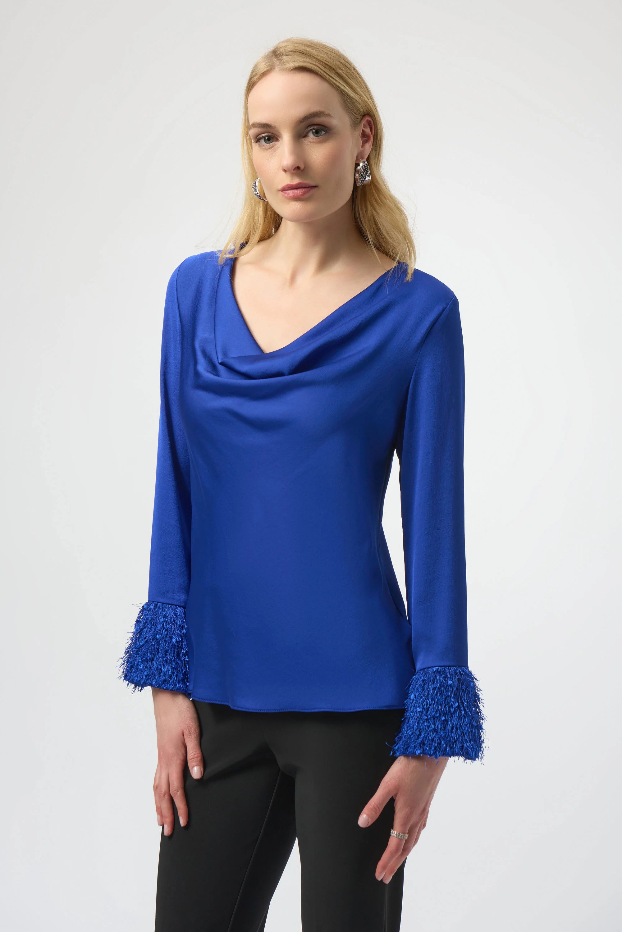 Chic Cowl Neck Pullover