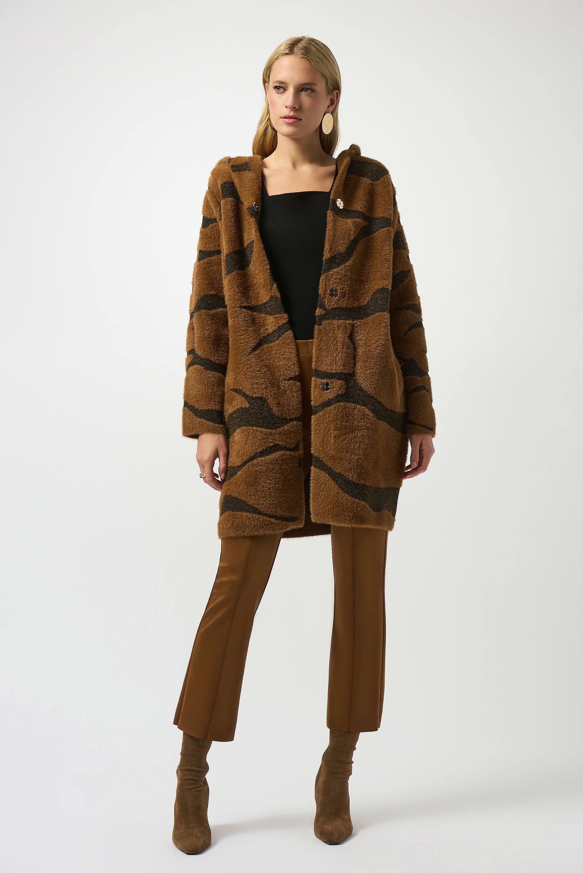Scuba Suede Flared Pants