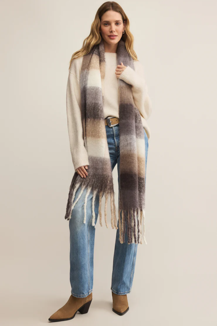 Plaid I Met You Scarf