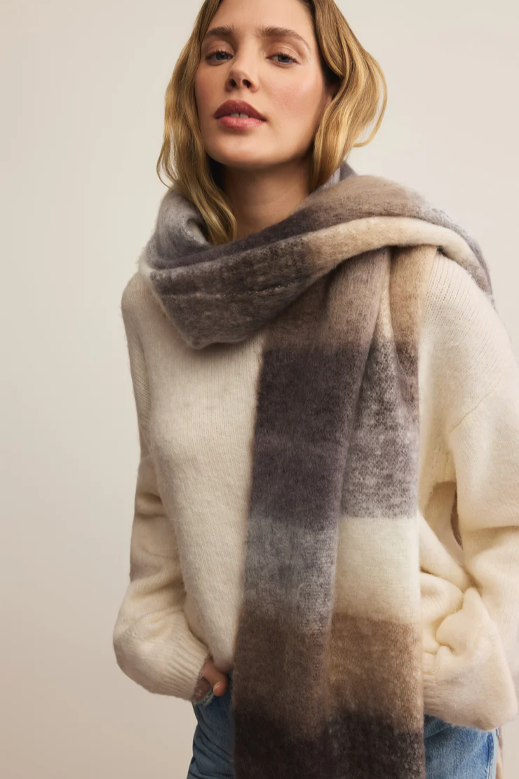 Plaid I Met You Scarf