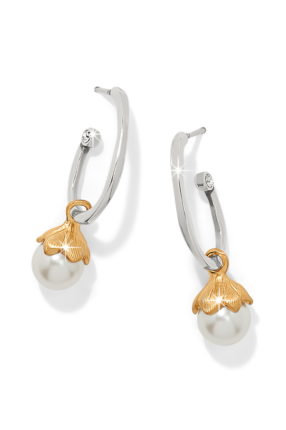 Everbloom Pearl Hoop Earrings