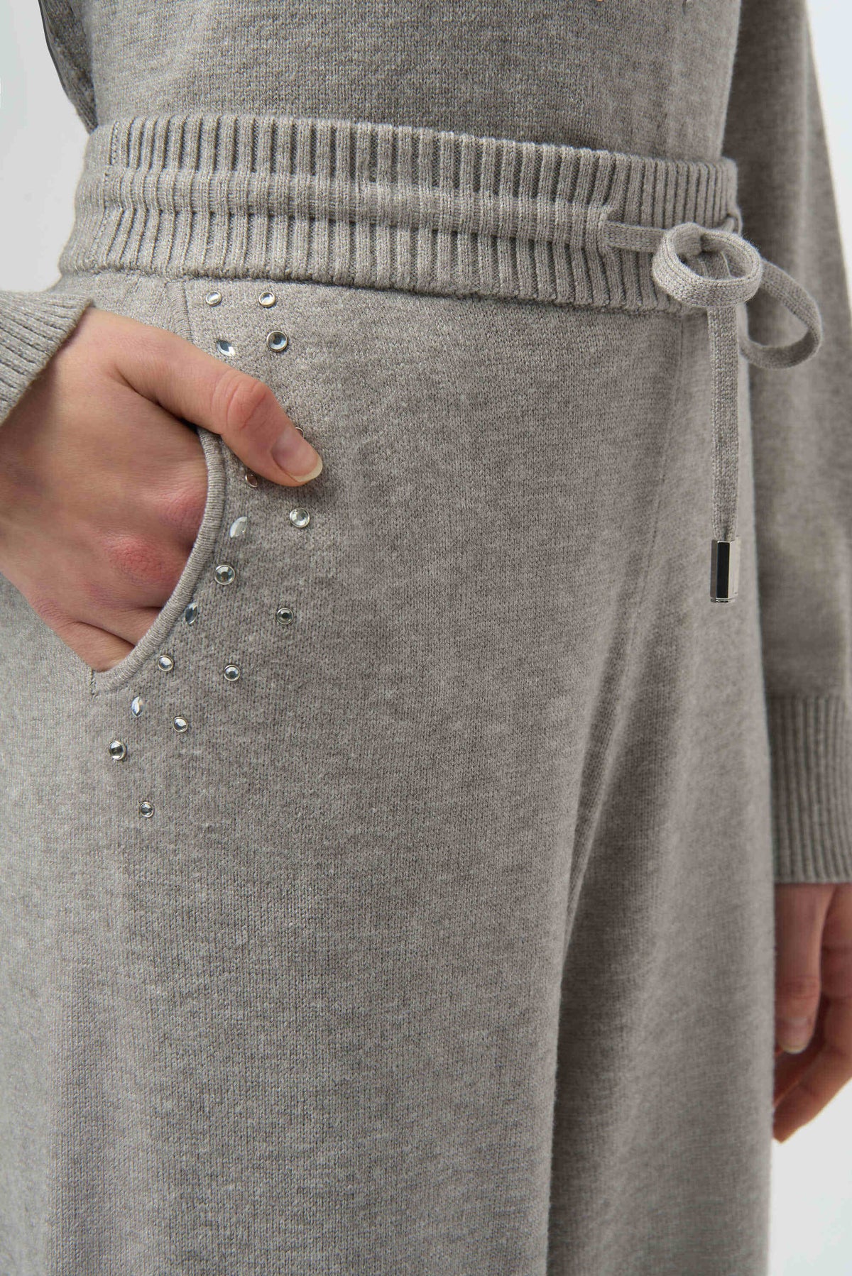 Sweater Knit Wide Leg Pant